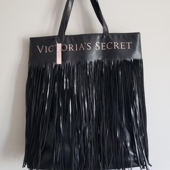 NWT Victoria's Secret Fringe Tote Bag - Picture 1 of 8